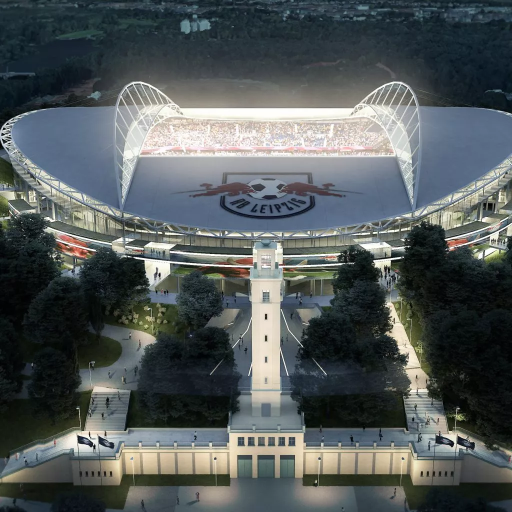 Premium glasbord für hygienisch anspruchsvollen Bereichen bei RB Leipzig stadion